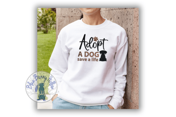 Adopt a Dog Save a Life: A Heartfelt Embroidery Design
