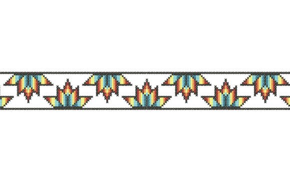 Charming Border Cross Stitch Embroidery