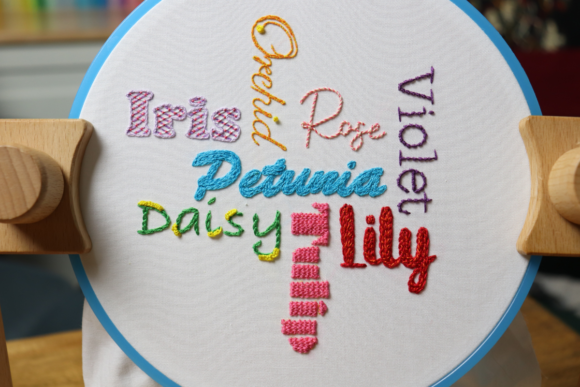 Exploring Creative Embroidery Lettering