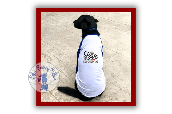 Love Rescued Me: A Heartwarming Embroidery Design