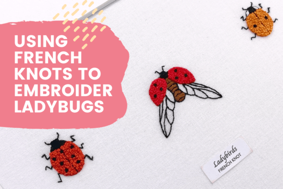 Master French Knots for Charming Ladybug Embroidery