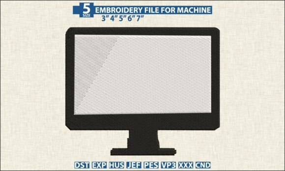 Review: Computer Monitor DST PES Embroidery File