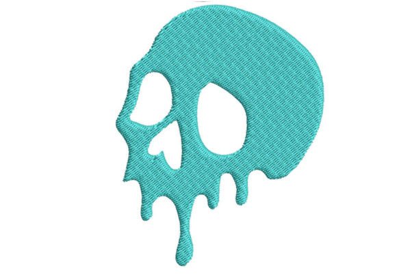 Review: Melting Skull Embroidery Digitizing