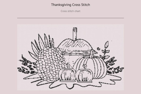 Thanksgiving Cross Stitch: A Perfect Addition